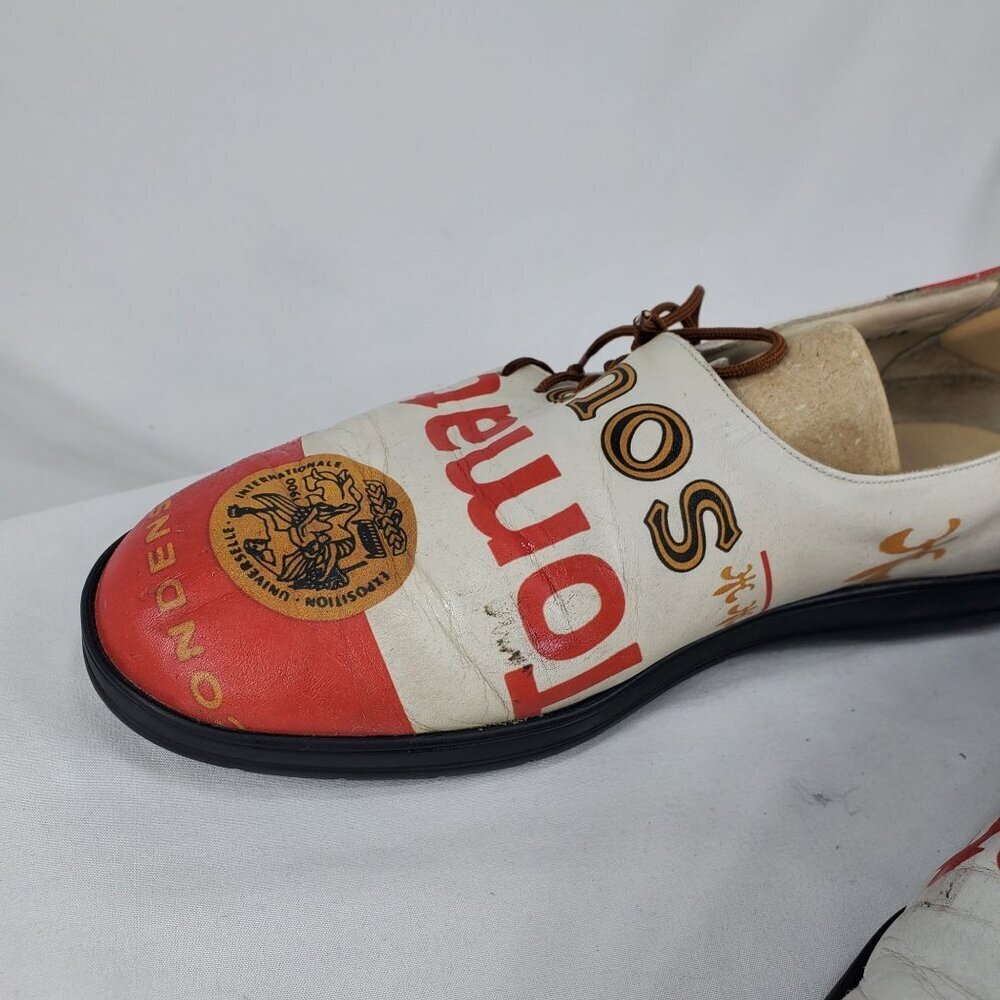 Icon Casual Shoes Pop Art Campbell's Tomato Soup Andy Warhol Size M 7.5 W 9.5 - Picture 9 of 13